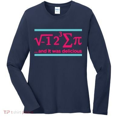 Cool Delicious Pi Day Women's Long Sleeve Shirt