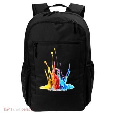 Cool Design Paint Splatter Graphic Backpack