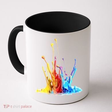 Cool Design Paint Splatter Graphic Coffee Mug