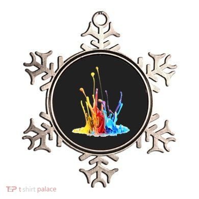 Cool Design Paint Splatter Graphic Ornament