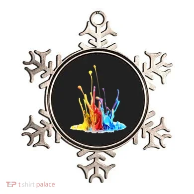 Cool Design Paint Splatter Graphic Ornament