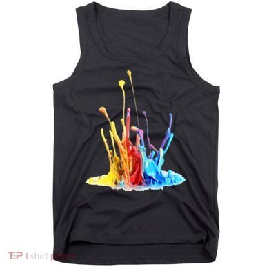 Cool Design Paint Splatter Graphic Tank Top