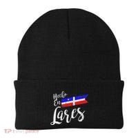 Camisas De Puerto Rico Hecho En Lares Gifts Beanie thumb 0
