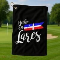 Camisas De Puerto Rico Hecho En Lares Gifts Golf Towel thumb 1