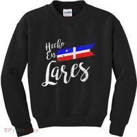 Camisas De Puerto Rico Hecho En Lares Gifts Kids Sweatshirt thumb 0