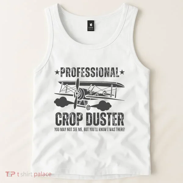 Crop Dusting Professional Crop Duster Funny Fart Tank Top