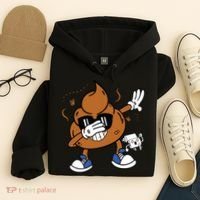 Cute Dabbing Poop Funny Emoticon I Pooped Today Gift Hoodie thumb 4