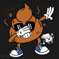 Cute Dabbing Poop Funny Emoticon I Pooped Today Gift Women's Hoodie thumb 2