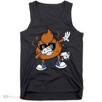 Cute Dabbing Poop Funny Emoticon I Pooped Today Gift Tank Top thumb 0