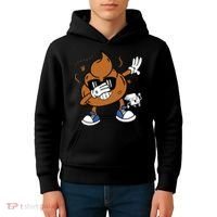 Cute Dabbing Poop Funny Emoticon I Pooped Today Gift Kids Hoodie thumb 4