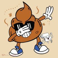 Cute Dabbing Poop Funny Emoticon I Pooped Today Gift Sweatshirt thumb 2