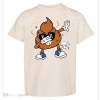 Cute Dabbing Poop Funny Emoticon I Pooped Today Gift Toddler T-Shirt thumb 0