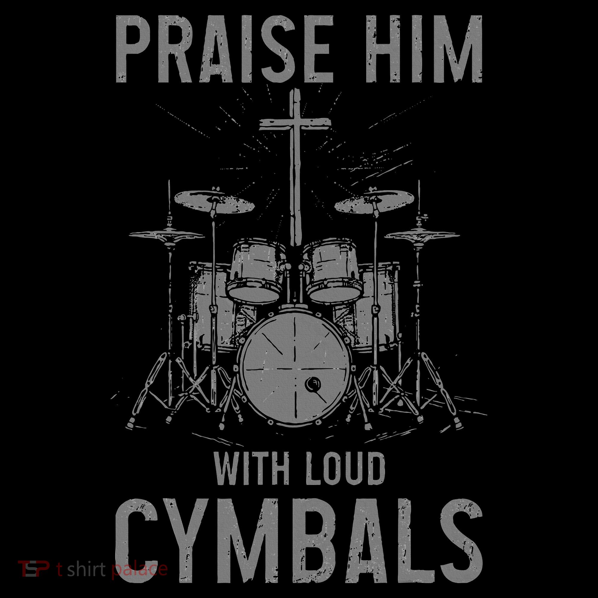Christian Drummer Praise Him With Loud Cymbals Women's Tank Top