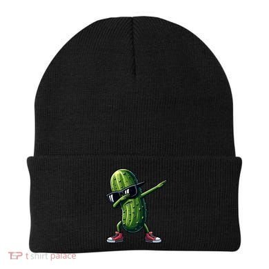 Cucumber Dabbing Pickle Dancing Lover Vintage Pickles Meaningful Gift Beanie