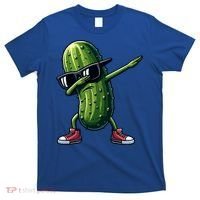 Cucumber Dabbing Pickle Dancing Lover Vintage Pickles Meaningful Gift T-Shirt thumb 0