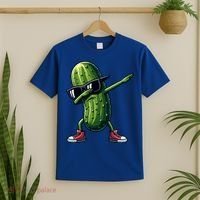 Cucumber Dabbing Pickle Dancing Lover Vintage Pickles Meaningful Gift T-Shirt thumb 2
