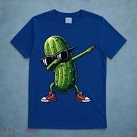 Cucumber Dabbing Pickle Dancing Lover Vintage Pickles Meaningful Gift T-Shirt thumb 5