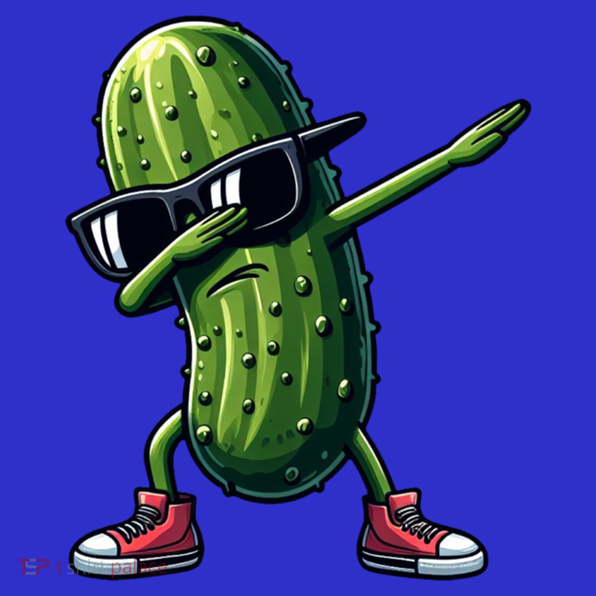 Cucumber Dabbing Pickle Dancing Lover Vintage Pickles Meaningful Gift T-Shirt