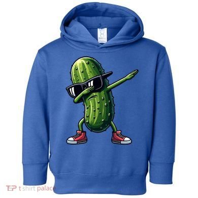 Cucumber Dabbing Pickle Dancing Lover Vintage Pickles Meaningful Gift Toddler Hoodie