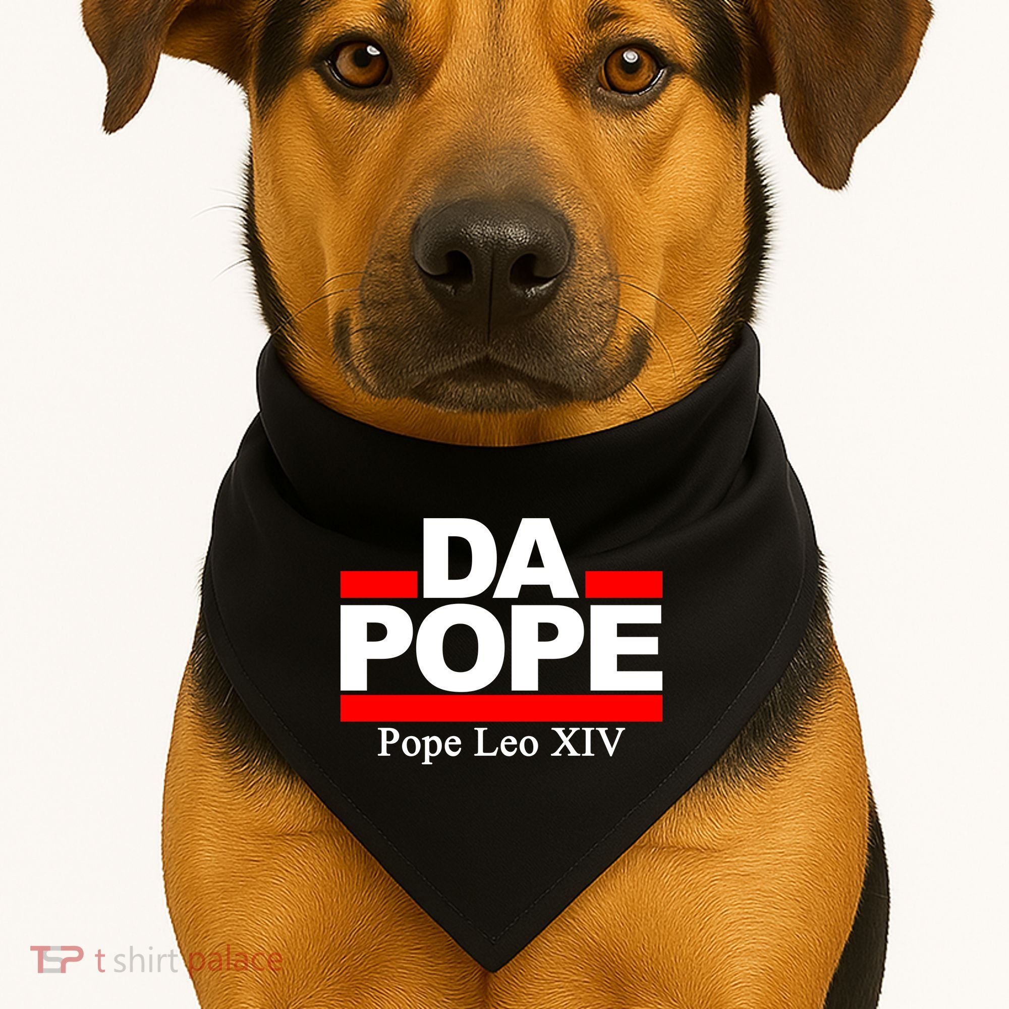 Chicago Da Pope Leo XIV Cardinal Robert Prevost USA-Made Doggie Bandana