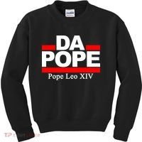 Chicago Da Pope Leo XIV Cardinal Robert Prevost Kids Sweatshirt thumb 0