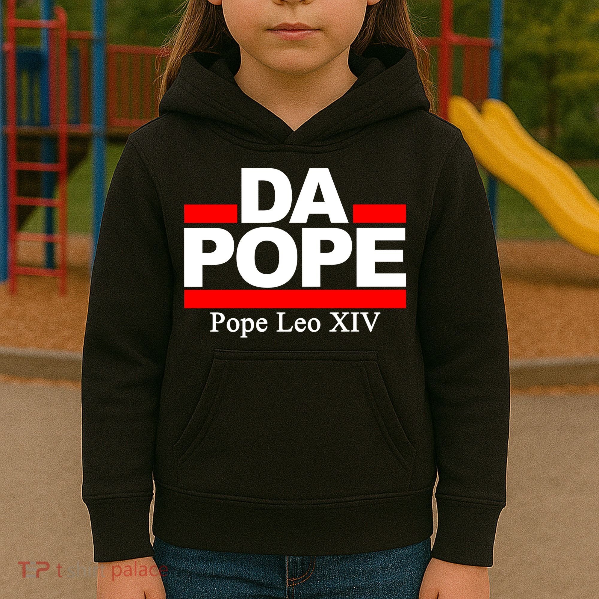 Chicago Da Pope Leo XIV Cardinal Robert Prevost Kids Hoodie