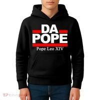 Chicago Da Pope Leo XIV Cardinal Robert Prevost Kids Hoodie thumb 4