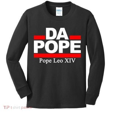 Chicago Da Pope Leo XIV Cardinal Robert Prevost Kids Long Sleeve Shirt