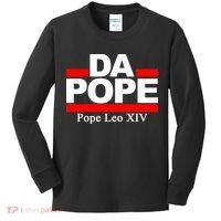 Chicago Da Pope Leo XIV Cardinal Robert Prevost Kids Long Sleeve Shirt thumb 0