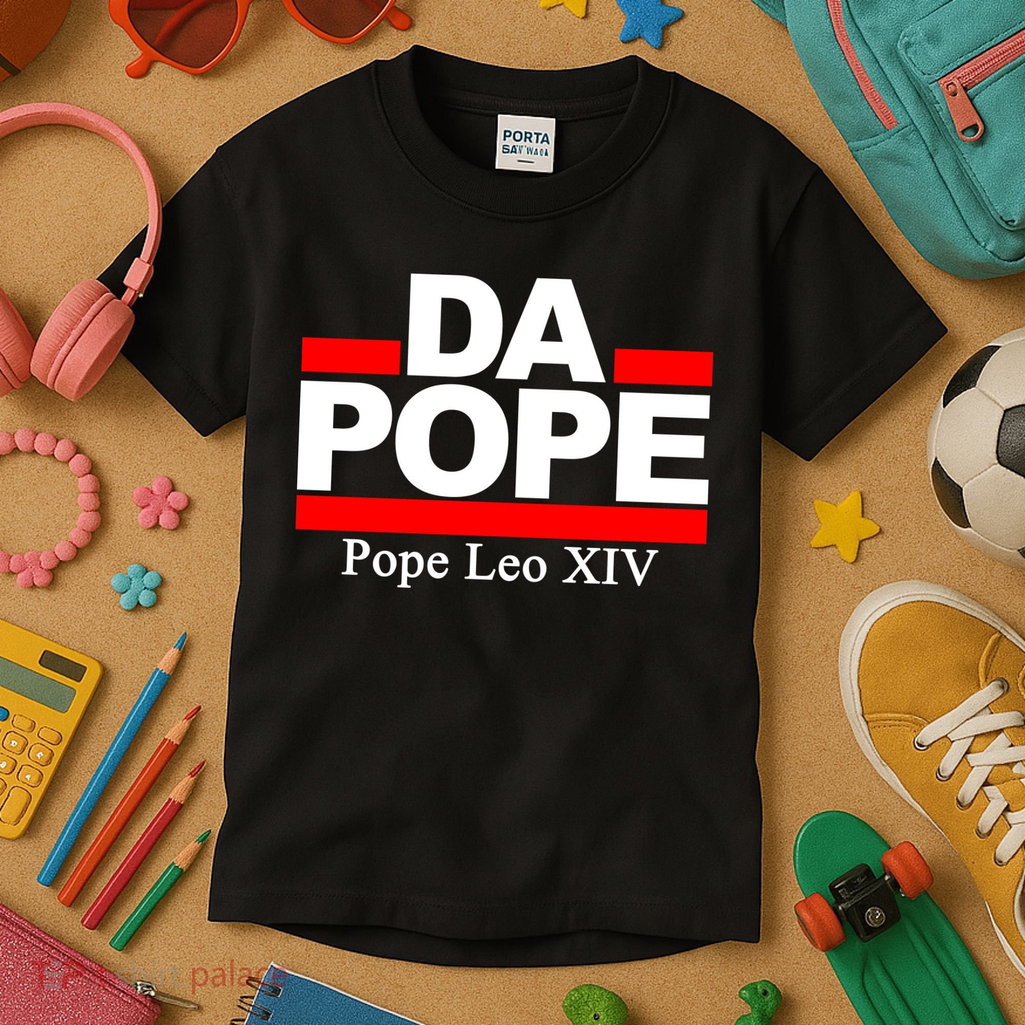 Chicago Da Pope Leo XIV Cardinal Robert Prevost Kids T-Shirt