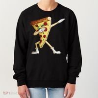 Cool Dabbing Pizza Funny Italian Pie Hip Hop Dancer Gift Women's Sweatshirt thumb 0