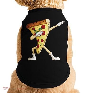 Cool Dabbing Pizza Funny Italian Pie Hip Hop Dancer Gift Doggie Tank
