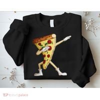 Cool Dabbing Pizza Funny Italian Pie Hip Hop Dancer Gift Sweatshirt thumb 2