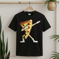 Cool Dabbing Pizza Funny Italian Pie Hip Hop Dancer Gift T-Shirt thumb 2