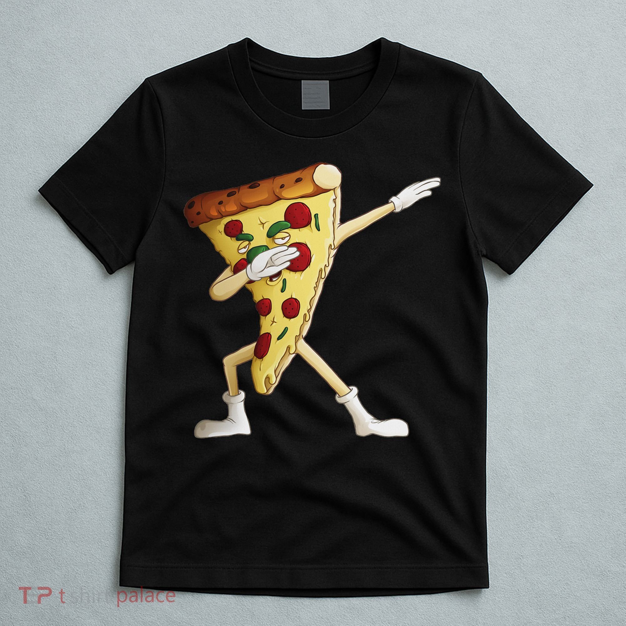 Cool Dabbing Pizza Funny Italian Pie Hip Hop Dancer Gift T-Shirt