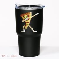 Cool Dabbing Pizza Funny Italian Pie Hip Hop Dancer Gift Tumbler thumb 0