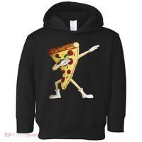 Cool Dabbing Pizza Funny Italian Pie Hip Hop Dancer Gift Toddler Hoodie thumb 0