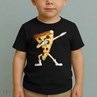 Cool Dabbing Pizza Funny Italian Pie Hip Hop Dancer Gift Toddler T-Shirt thumb 2