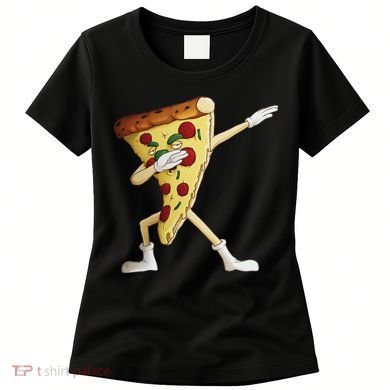 Cool Dabbing Pizza Funny Italian Pie Hip Hop Dancer Gift Women's T-Shirt