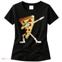 Cool Dabbing Pizza Funny Italian Pie Hip Hop Dancer Gift Women's T-Shirt thumb 0
