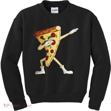 Cool Dabbing Pizza Funny Italian Pie Hip Hop Dancer Gift Kids Sweatshirt