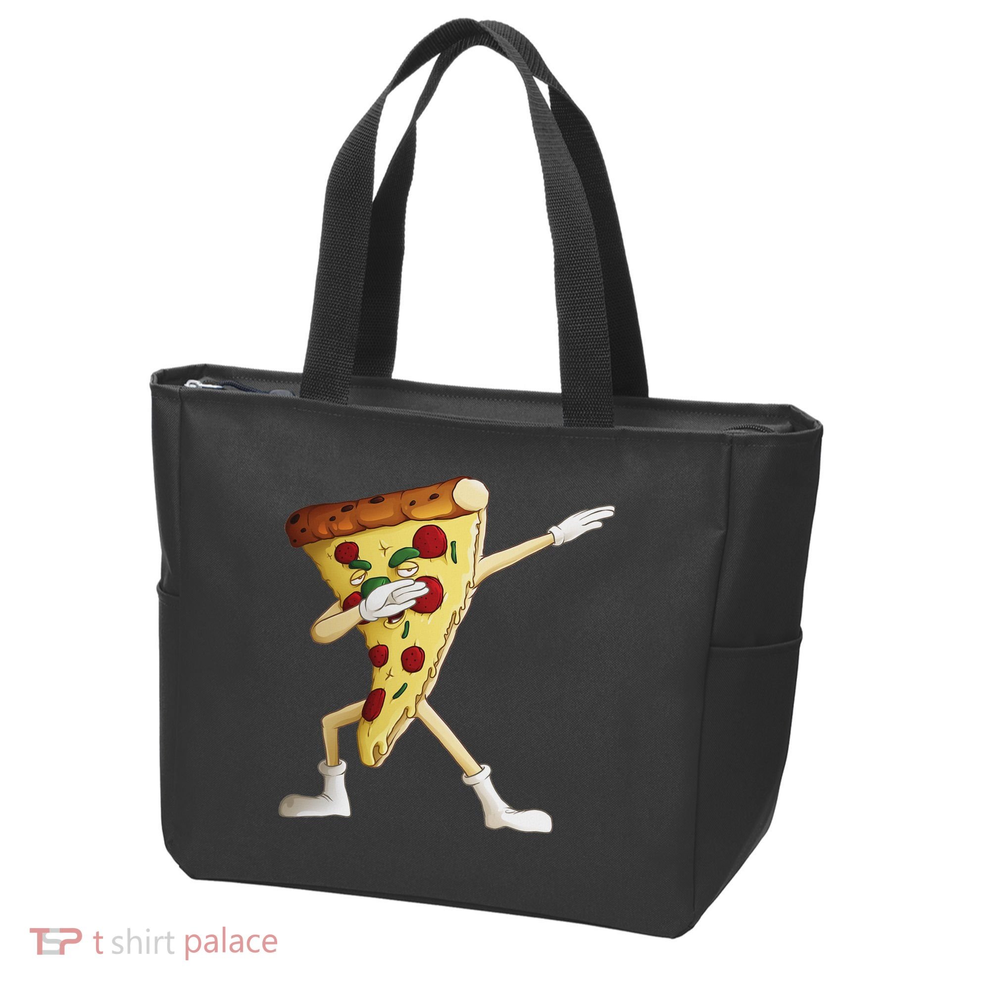 Cool Dabbing Pizza Funny Italian Pie Hip Hop Dancer Gift Tote Bag