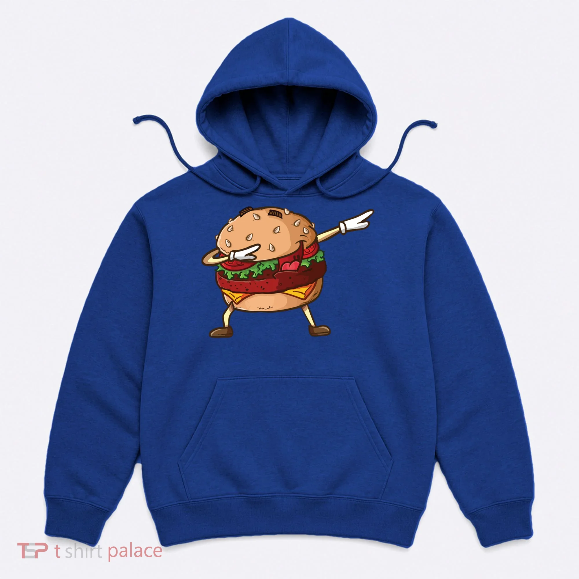 Cheeseburger Dab Pose Dabbing Dance National Burger Day Pun Funny Gift Hoodie