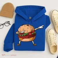 Cheeseburger Dab Pose Dabbing Dance National Burger Day Pun Funny Gift Hoodie thumb 4