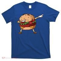 Cheeseburger Dab Pose Dabbing Dance National Burger Day Pun Funny Gift T-Shirt thumb 0