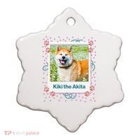 Custom Dog Pet Personalized Picture Ceramic Ornament thumb 0