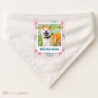Custom Dog Pet Personalized Picture USA-Made Doggie Bandana thumb 0