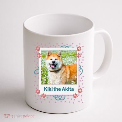 Custom Dog Pet Personalized Picture Coffee Mug back