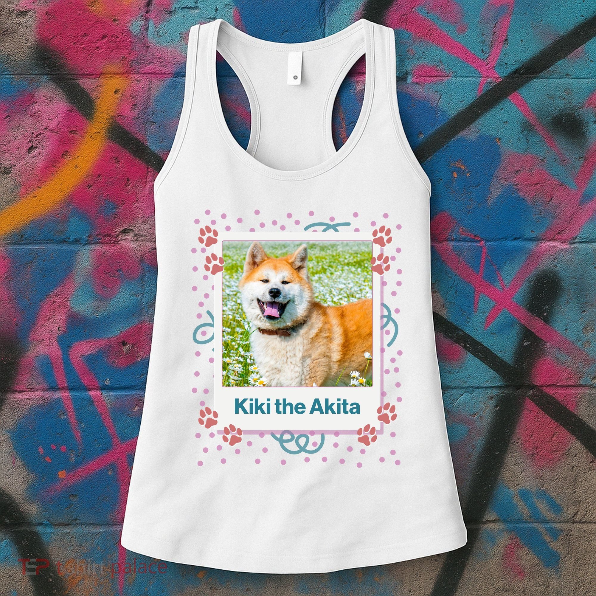 Custom Dog Pet Personalized Picture Women's Tank Top