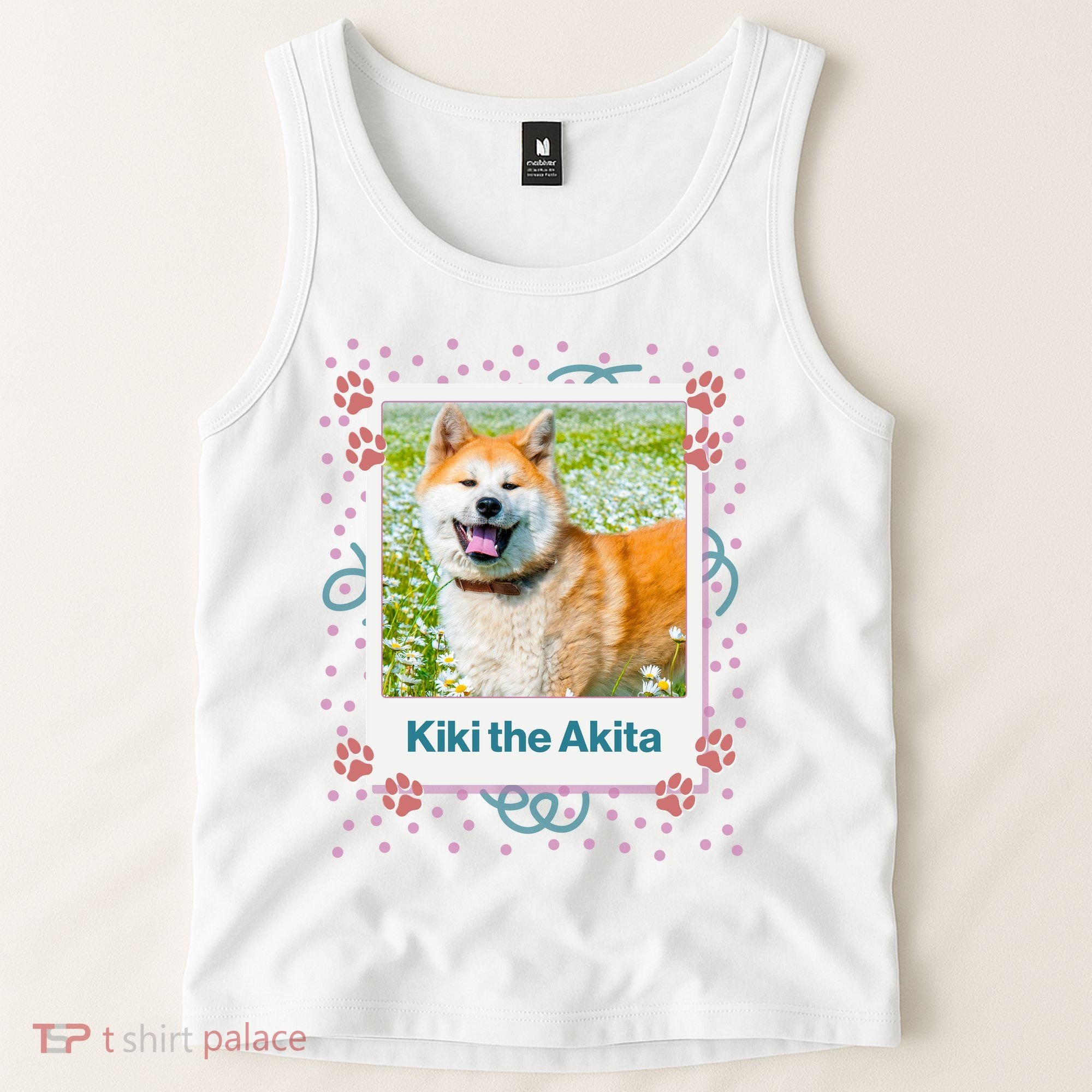 Custom Dog Pet Personalized Picture Tank Top